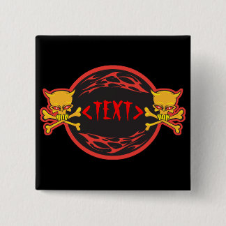 Customize Skulls and Flames Design, <TEXT> Button