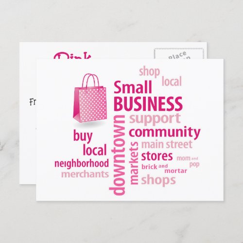 Customize Small Business  Postcard