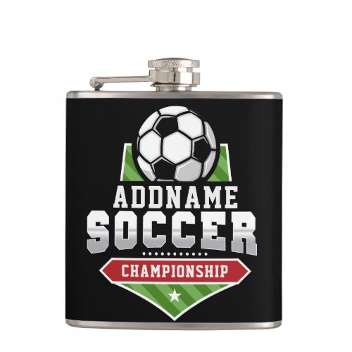 Customize Soccer ADD TEXT Varsity Team Player  Flask