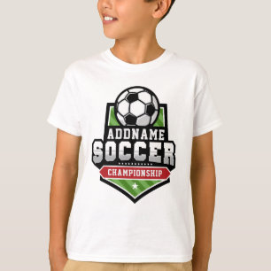 Customize Soccer ADD TEXT Varsity Team Player  T-Shirt