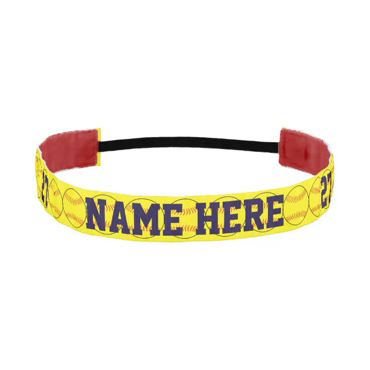 Customize Softball Headband Zazzle