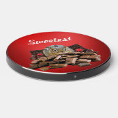 Customize Sweetest Day Chocolate Chipmunk Wireless Charger (Front 2)