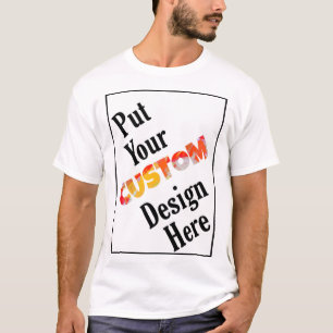 Customize T Shirts Men's Multicolor
