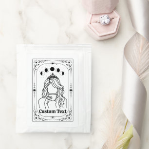 Customize Tarot Bachelorette Party Favor Thank You Tea Bag Drink Mix