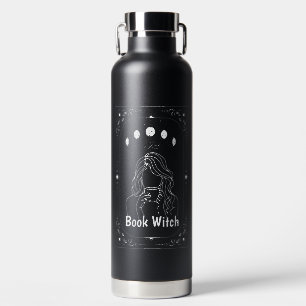Customize Tarot Book Lover Witch Club Magic Whimsy Water Bottle