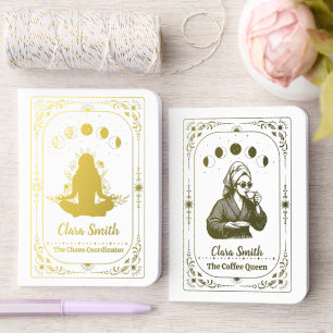 Customize Tarot Coffee Lover Chaos Coordinator Mom Foil Vow Books