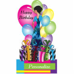 Customize Template for a Birthday or Bachelorette Cutout<br><div class="desc">Free-standing Party Girl Cutouts. Makes a great conversation starter! This adorable DIY party table/cake topper will be a giant hit at her party. 100% Customize-able. Perfect for her Birthday, a Bachelorette Party, a Girl Night Out, etc... Choose your size. ⭐This Product is 100% Customizable. Graphics and text can be deleted,...</div>