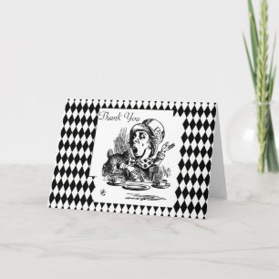 Customize Thank You Mad Hatter Card