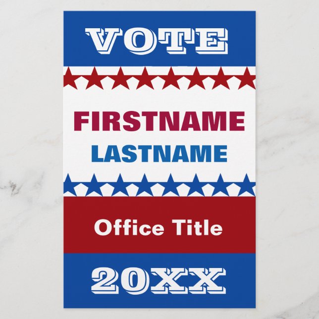 Customize the Campaign Template Flyer (Front)