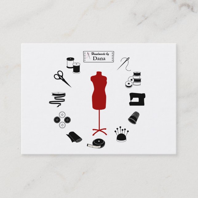 Customize the Label Business Card (Front)