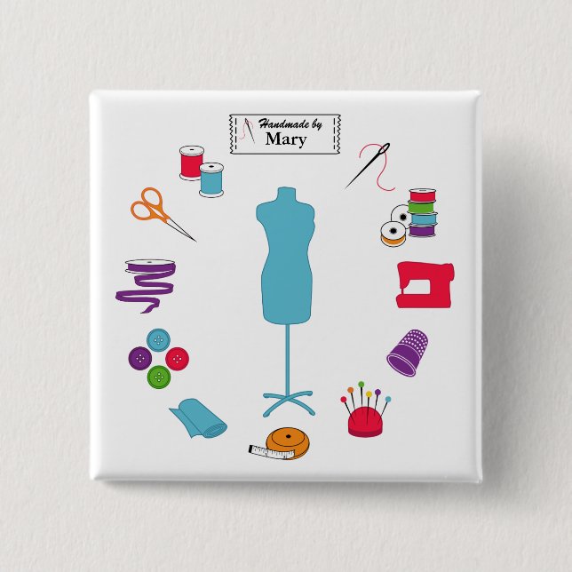 Customize the Label Pinback Button (Front)