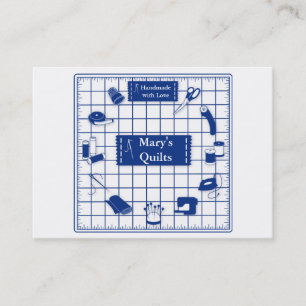 Customize the Label Quilt Time Business Card