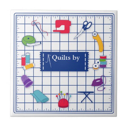 Customize The Label Quilt Time Tile