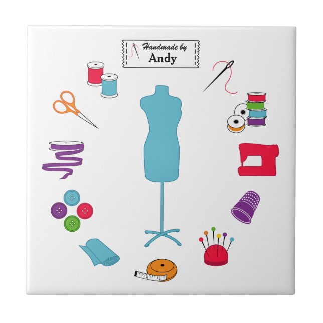 Customize the Label Sew Right Tile (Front)