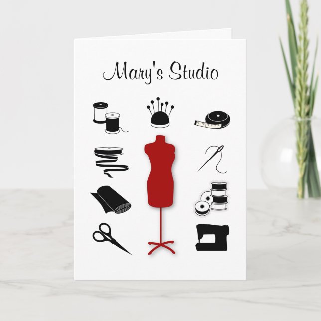 Customize the Text Greeting Card (Front)