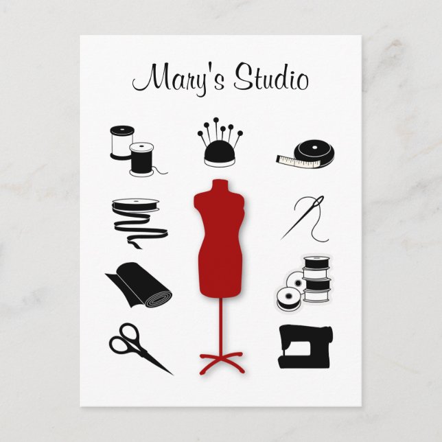 Customize the Text Postcard (Front)