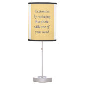 Customize This! Add Your Art or Photograph Table Lamp (Front)