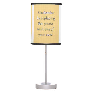 Customize This! Add Your Art or Photograph Table Lamp