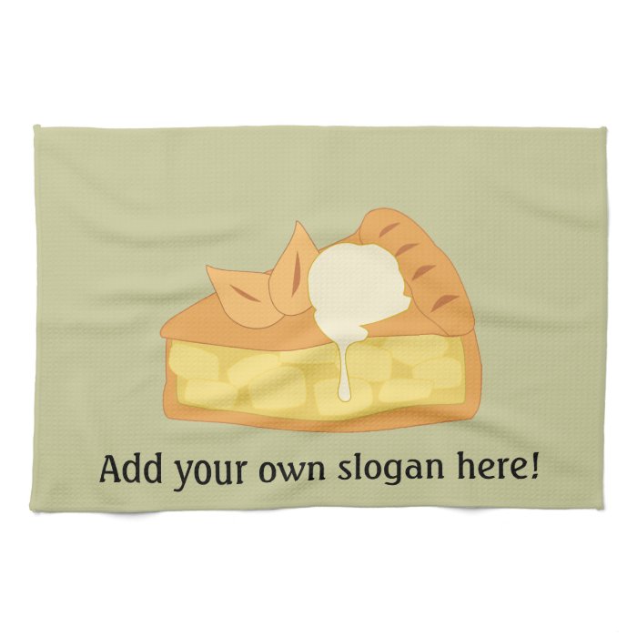 Customize this Apple Pie Slice graphic Towel
