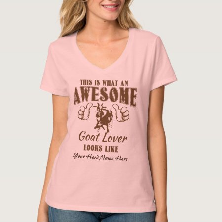 Customize This Awesome Goat Lover Pygmy Goat T-shirt