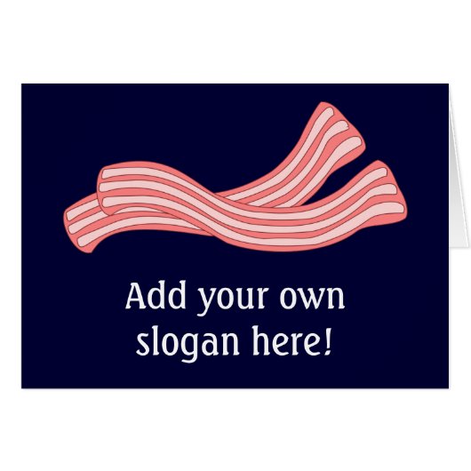 Customize this Bacon Rashers graphic Cards (Front Horizontal)