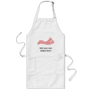 Customize this Bacon Rashers graphic Long Apron
