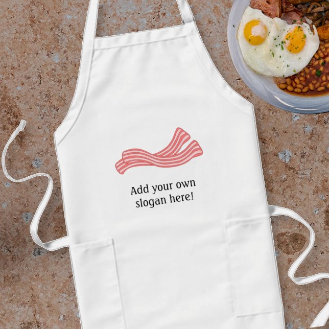 Customize this Bacon Rashers graphic Long Apron (Creator Uploaded)