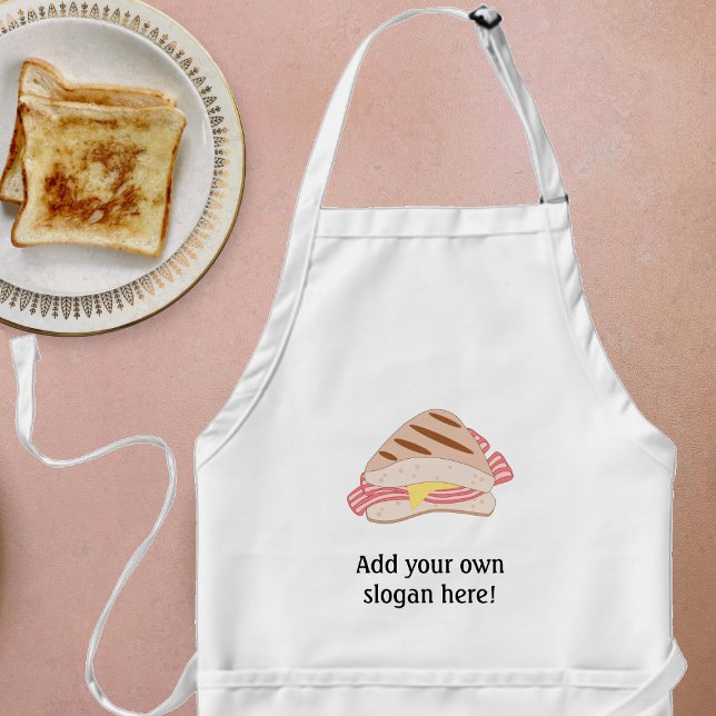 Customize this Bacon Sandwich graphic Adult Apron (Creator Uploaded)