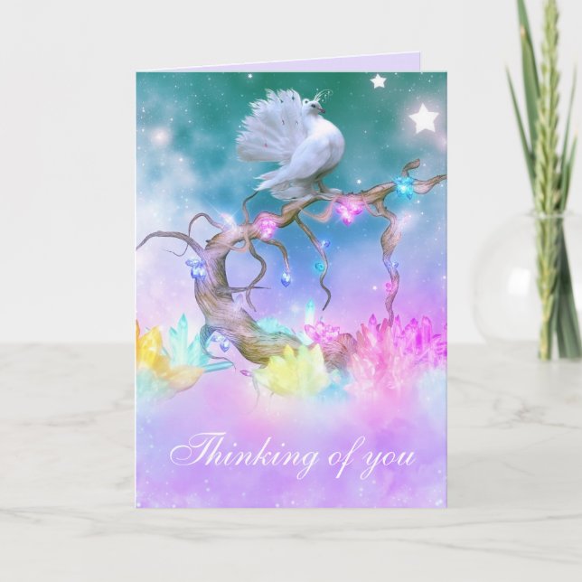 Customize this Beautiful Dove Greeting Card (Front)