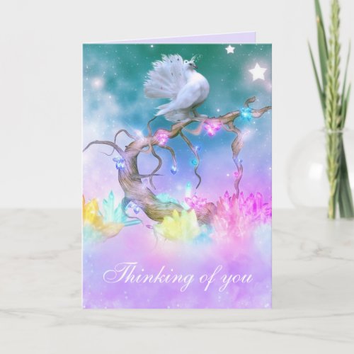 Customize this Beautiful Dove Greeting Card