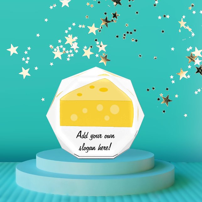 Customize this Big Cheese graphic Acrylic Award (Creator Uploaded)