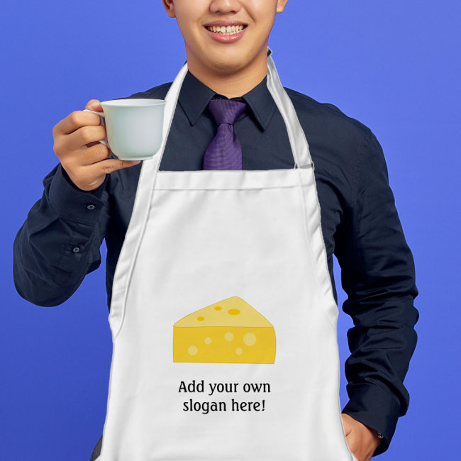 Customize this Big Cheese graphic Adult Apron