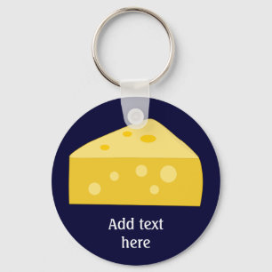 Customize this Big Cheese graphic Keychain