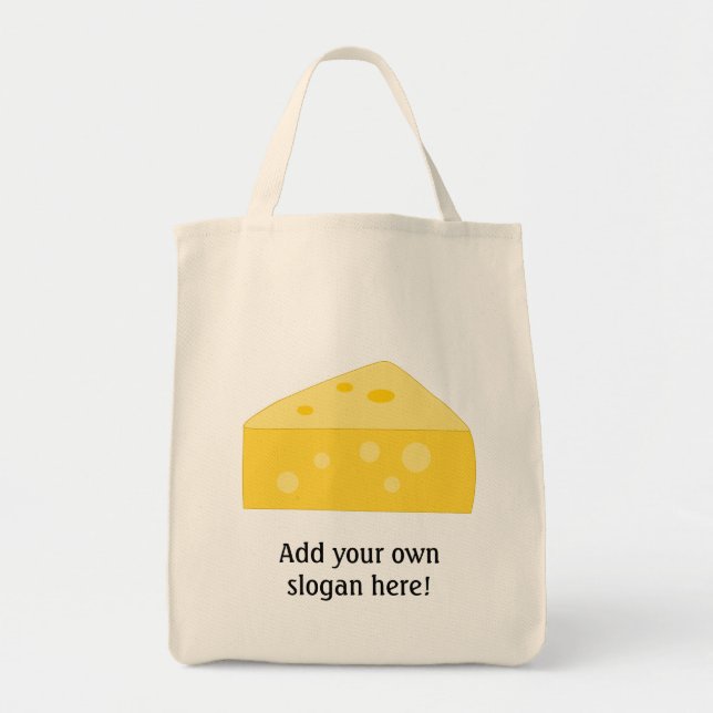 Customize this Big Cheese graphic Tote Bag (Front)
