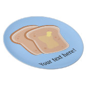 Customize this Buttered Toast graphic Plate (Right Side)