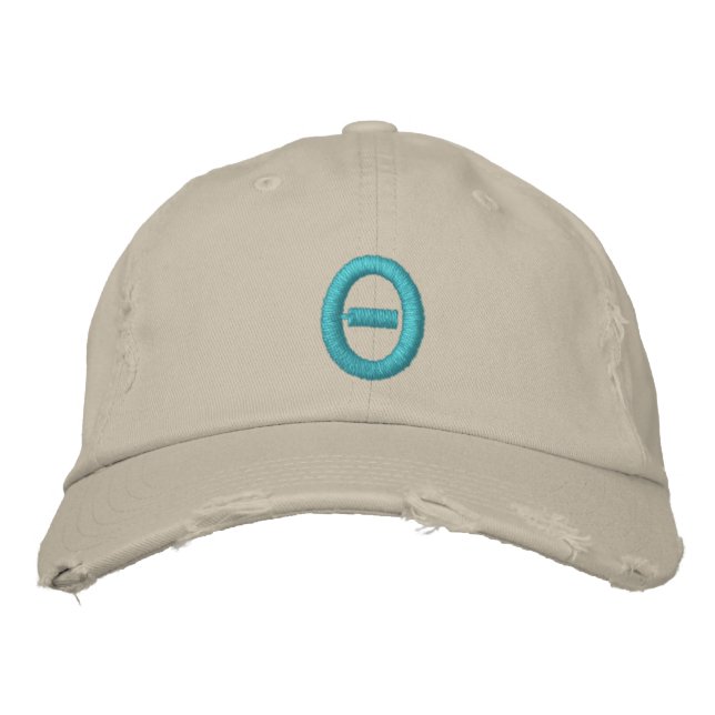 Customize this cap/DIY Greek alphabets Embroidered Baseball Hat (Front)
