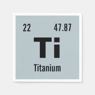 Customize this Chemistry Element Napkins