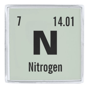 Customize this Chemistry Element Silver Finish Lapel Pin