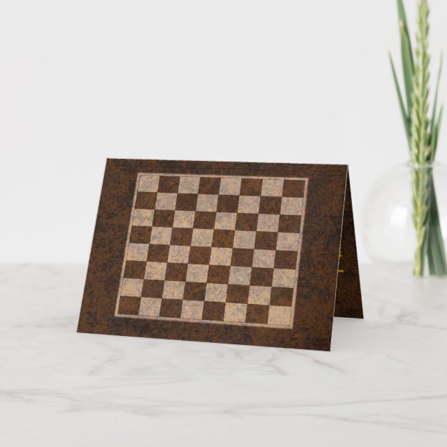 Customize This Chess, Checkers, Draughts Card (Front)