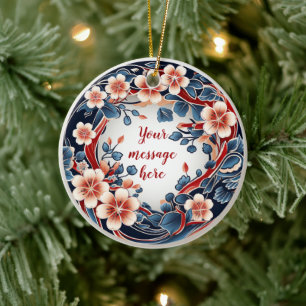 Customize this Chiyogami Ornament