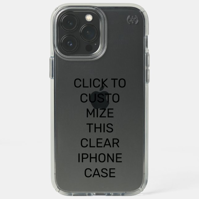 CUSTOMIZE THIS CLEAR IPHONE CASE (Front)