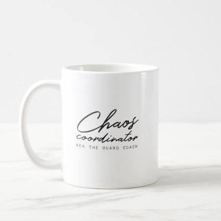 Customize This Color Guard Coach Coffee Mug