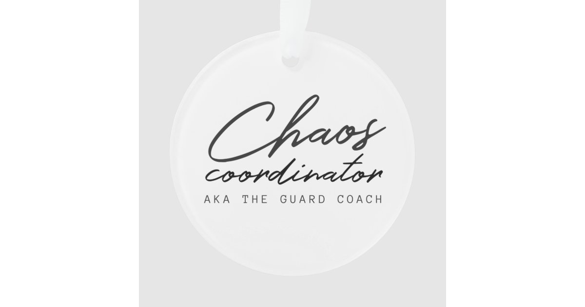 Customize This Color Guard Coach Ornament Zazzle