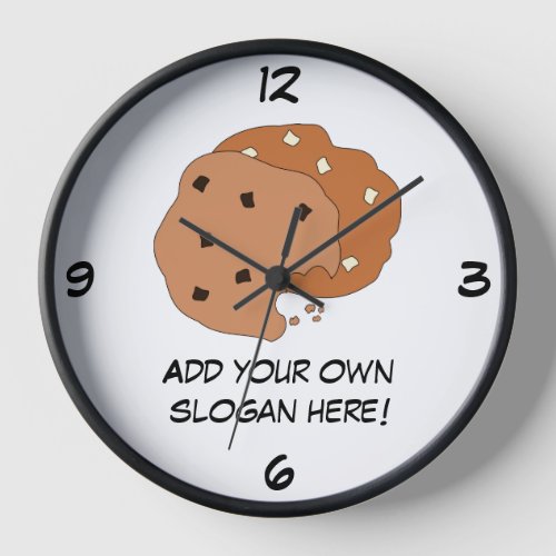 Customize this Cookies graphic Clock