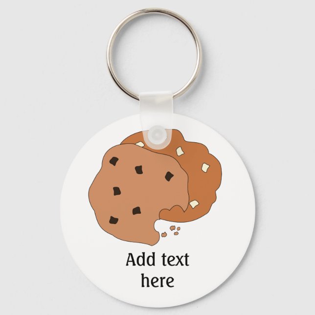Customize this Cookies graphic Keychain (Front)