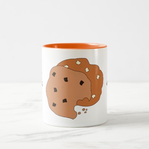Customize this Cookies graphic Two_Tone Coffee Mug
