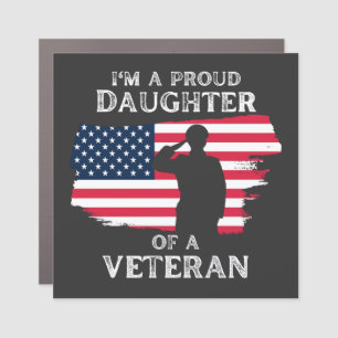 Customize This Design: I'm A Proud Daughter Car Magnet