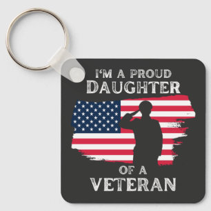 Customize This Design: I'm A Proud Daughter Keychain