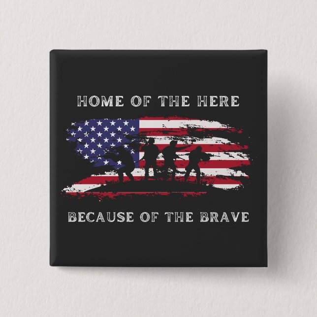 Customize This Design: Veterans Day Button (Front)