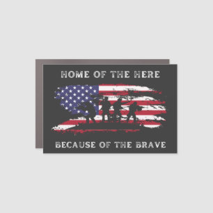 Customize This Design: Veterans Day Car Magnet